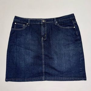 Women’s vintage 1826 Jeans plus size y2k 90s mini jean skirt